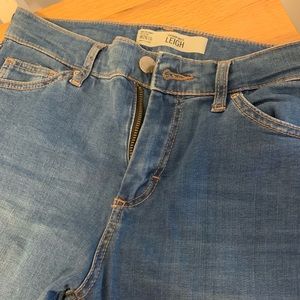 Topshop Leigh jeans medium blue size 26 soft